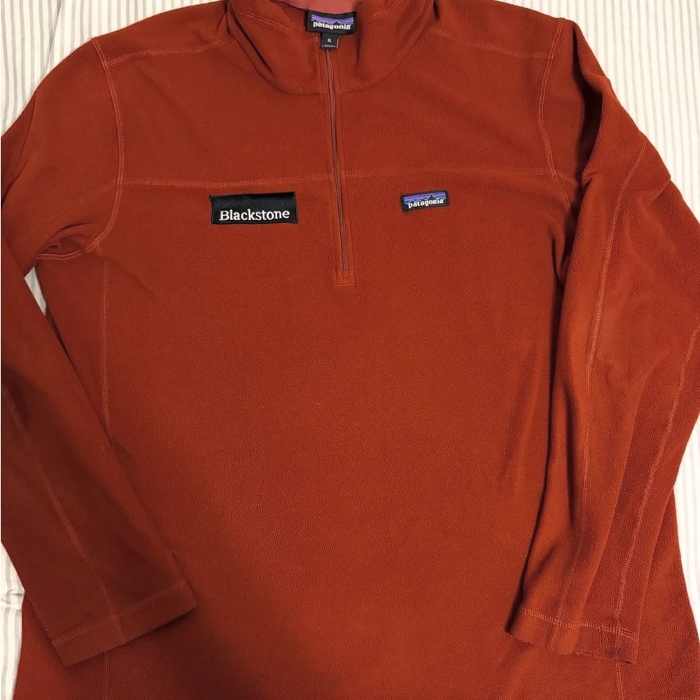 Blackstone Patagonia Fleece Sweatshirt XL Orange